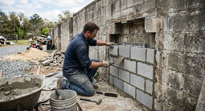 Block Work Repair in Warsaw, IN