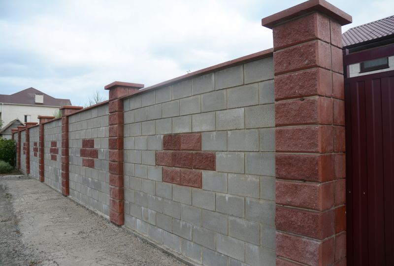 Brick Fence Repair in Warsaw, IN
