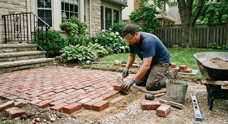 Brick Flatwork Repair in Warsaw, IN