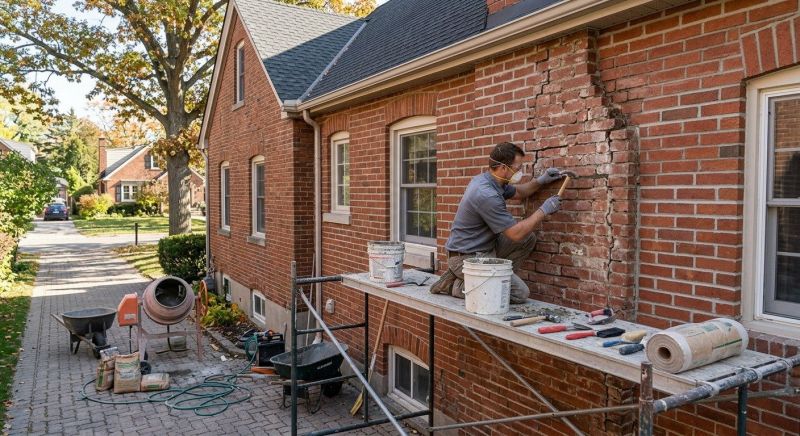 Brick Masonry Restoration in Warsaw, IN