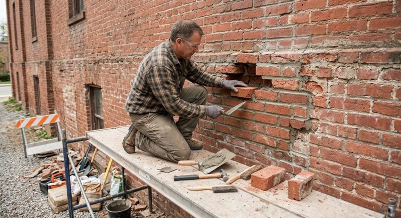 Brick Repair in Columbia City, IN
