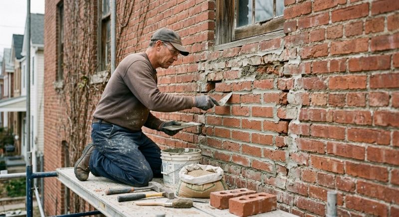 Brick Repair in Columbia City, IN