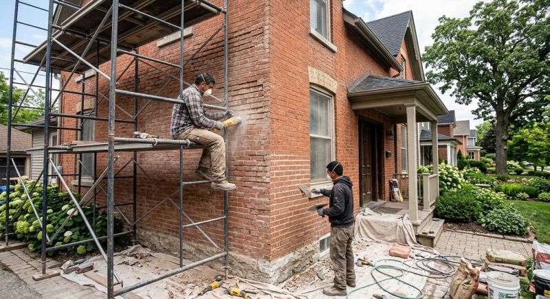 Brick Restoration in Warsaw, IN
