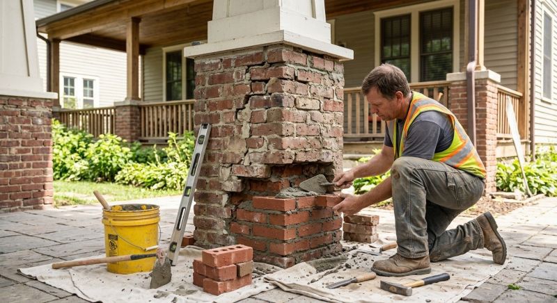 Brick Restoration in Warsaw, IN