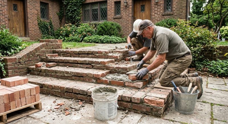 Brick Stairs Repair in Warsaw, IN