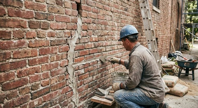 Brick Wall Repair in Albion, IN