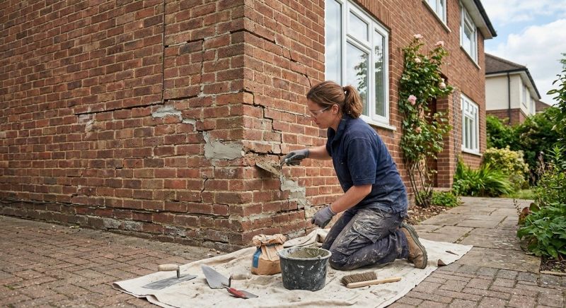 Brick Wall Repair in Warsaw, IN