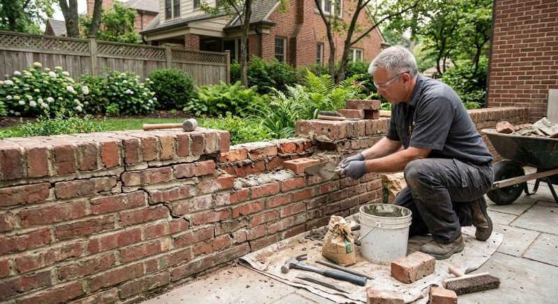 Brick Wall Repair in Winona Lake, IN