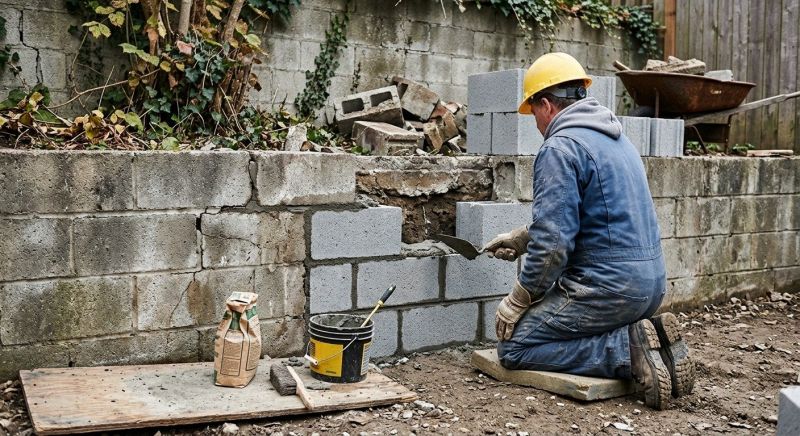 Concrete Block Repair in Cromwell, IN