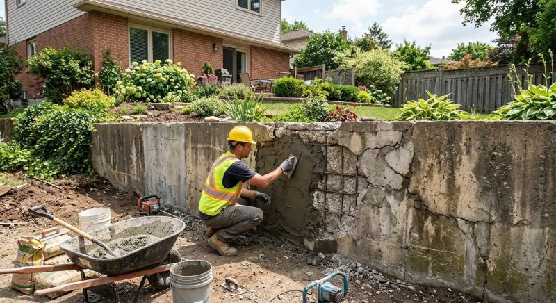 Retaining Wall Repair in Albion, IN