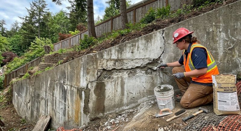 Retaining Wall Repair in Goshen, IN