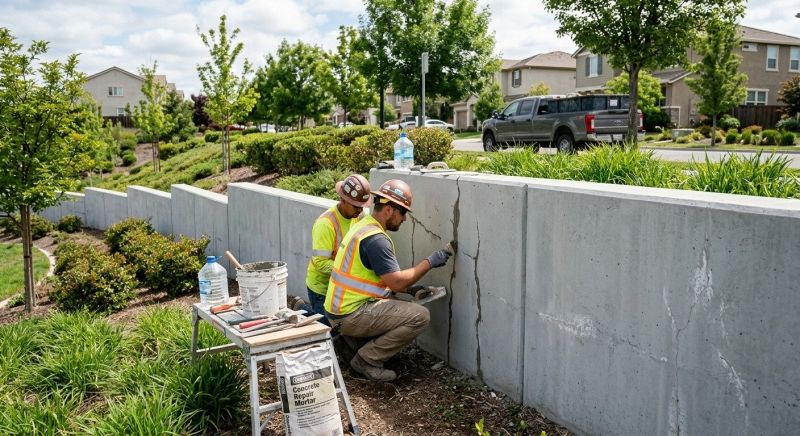 Retaining Wall Repair in Milford, IN
