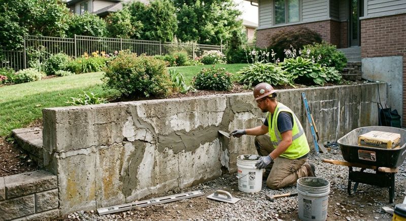 Retaining Wall Repair in Nappanee, IN