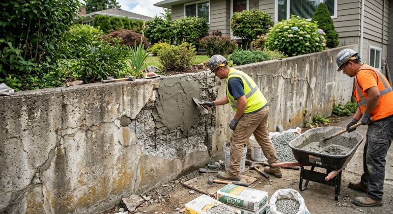 Retaining Wall Repair in Winona Lake, IN