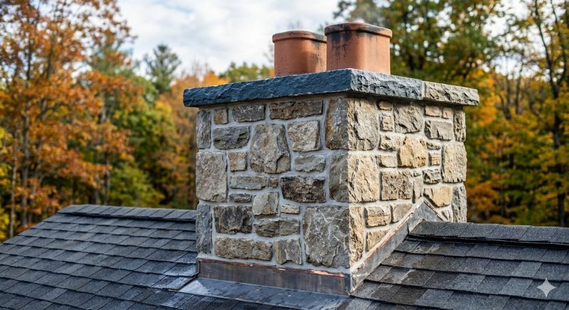 Stone Chimney Installation in Cromwell, IN