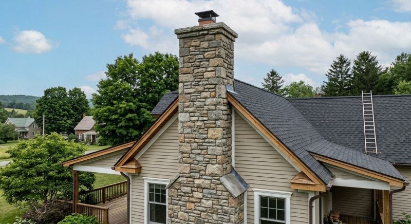 Stone Chimney Installation in Warsaw, IN