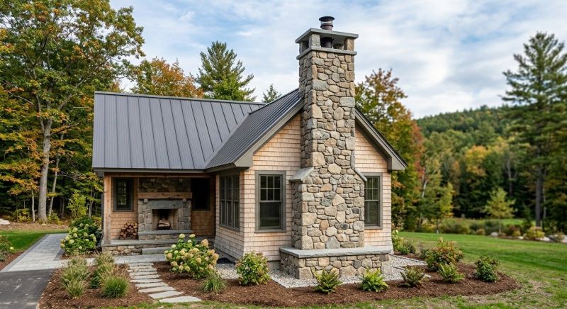 Stone Chimney Installation in Rochester, IN