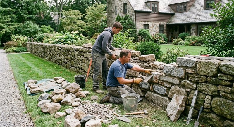 Stone Column Repair in Warsaw, IN